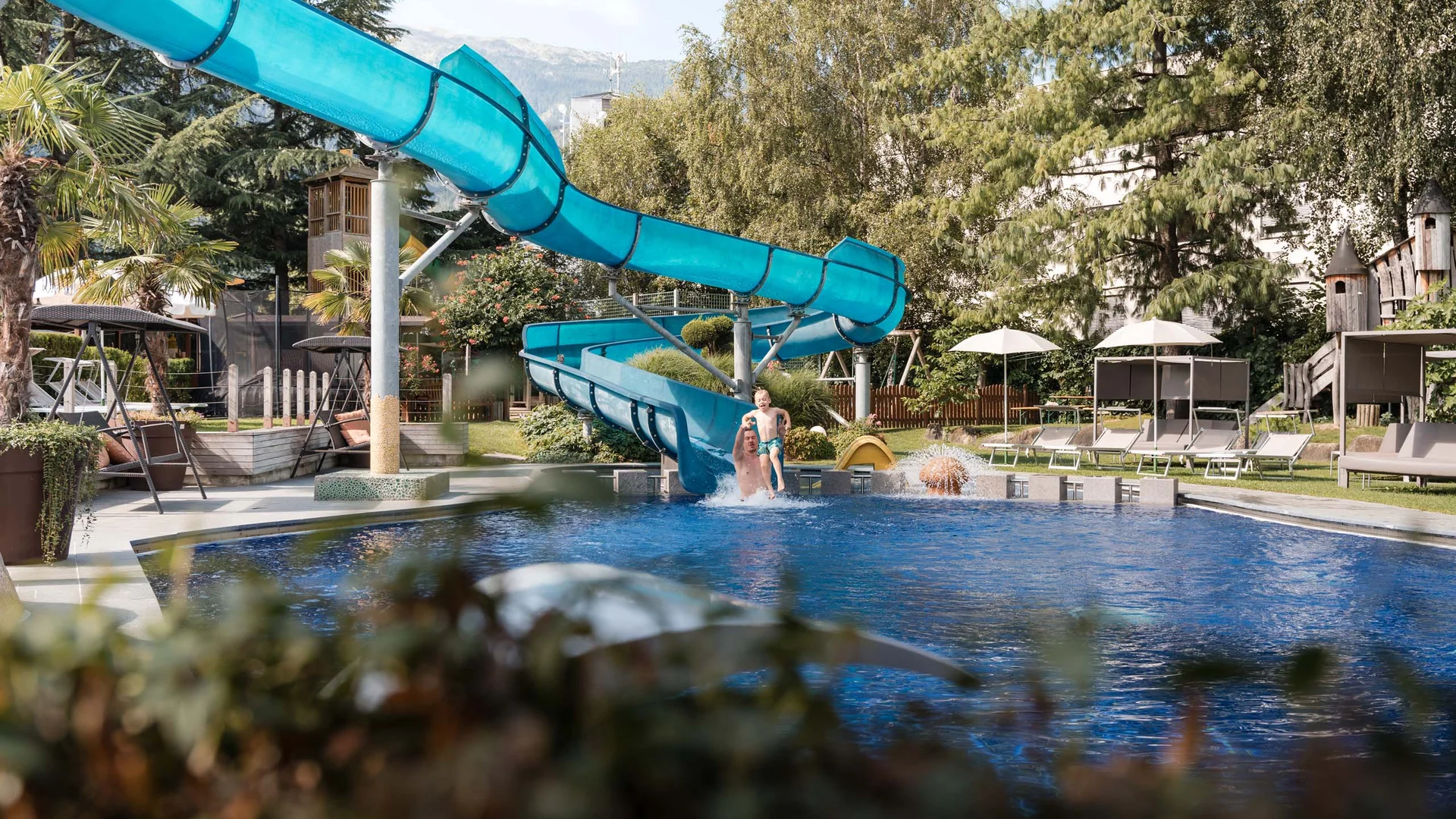 Ab ins Familienhotel in Südtirol mit Wasserrutsche!